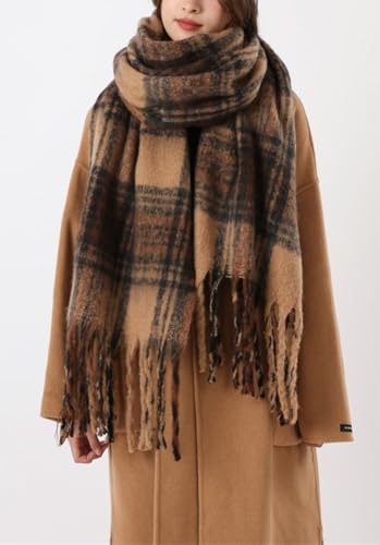 Winter Scarf Women Cold Weather Large Winter Scarves Warm Thick Fashion Cashmere Scarf Cotton Blanket Scarves Wraps2