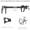 Sorlpv Support de cadre pour porte-vélos de 45 cm de longueur, universel, verrouillable, en aluminium, pour tube en U : Ø 3 cm, pour diamètre du cadre du vélo : Ø 3-6 cm #2