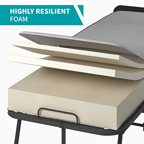 Balus Folding Bed With Mattress For Adults, Roll Away Bed With 5" Memory Foam Mattress, 75" X 31" Portable Fold Up Guest Bed, Sturdy Bed Frame With Dustproof Bag & Baffle (Upgrade With Cover) #TOP6