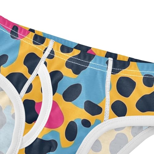 KLL Modern Leopard Pattern Toddler Boys Comfort Underwear Cute Undies4