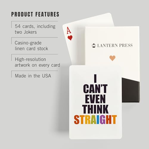 Lantern Press Gay Pride, 52 Cartas Póker para Adultos miniatura 3