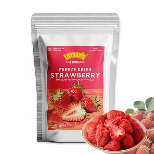 Freeze Dried Strawberries 3.52OZ/100g,50-55 per bag - image 1