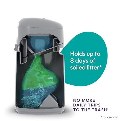 Image of Litter Genie Easy Roll Cat Litter Disposal Pail | Odour Control, Refill Bags & Scoop