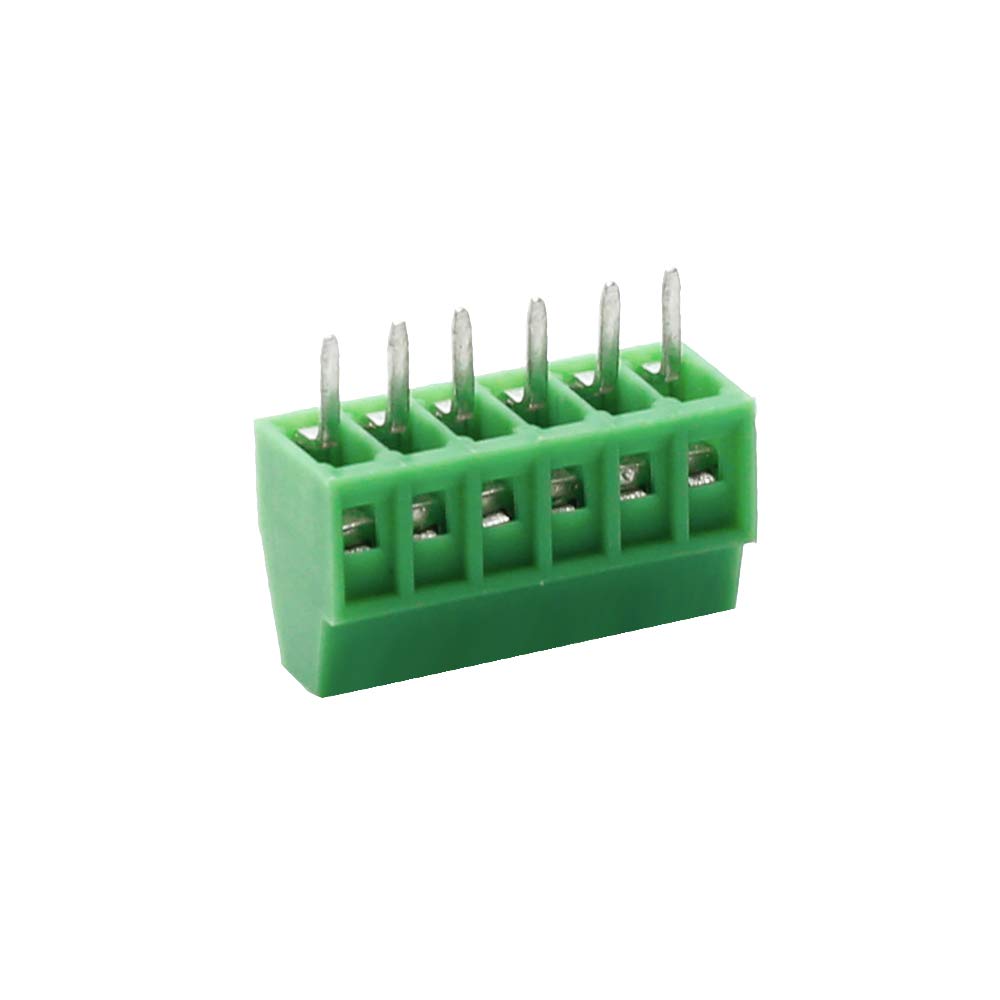 10-Pack Mini Screw Terminal Block Connector - 2.54mm PCB, 2P To 8P, For Wiring