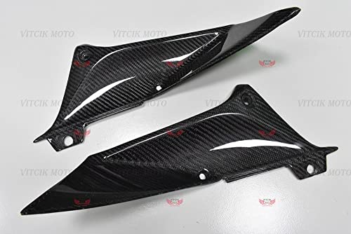 VITCIK Piezas de carenado de fibra de carbono, guardabarros de la rueda delantera para YZF-1000 R1 2002 2003 YZF 1000 R1 02 03 Pequeñas partes (Fibra de carbon) Cover