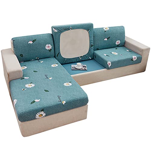 Housse de canapé extensible pour 1 coussin d'assise individuel - 2
