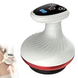 4-in-1 Electric Gua Sha Massager, 9-Level Suction & Heat Therapy,Full Body Massage, Rechargeable & Cordless,Vacuum Cupping Massage Tool for Cellulite Reduction, Body Contouring,Home Use (B)