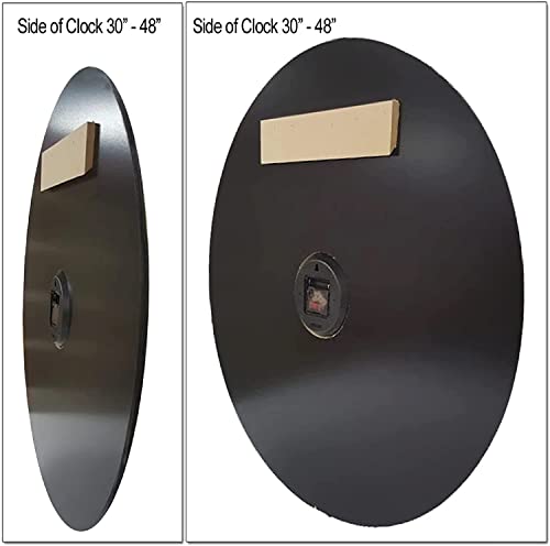 Waterford Square Wall Clock | Ultra Quiet Quartz Mechanism Hand Made In Usa | Beautiful Crisp Lasting Color Comes In 8 Sizes (12-Inch, Waterford) #TOP4