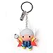 Produktbild Bioworld Marvel Comics Thor Charakter 3D Anhänger Gummi Schlüsselanhänger, One Size, Multi-Color (Ke020305Mar) Schlüsselanhänger, 16 cm, Multi