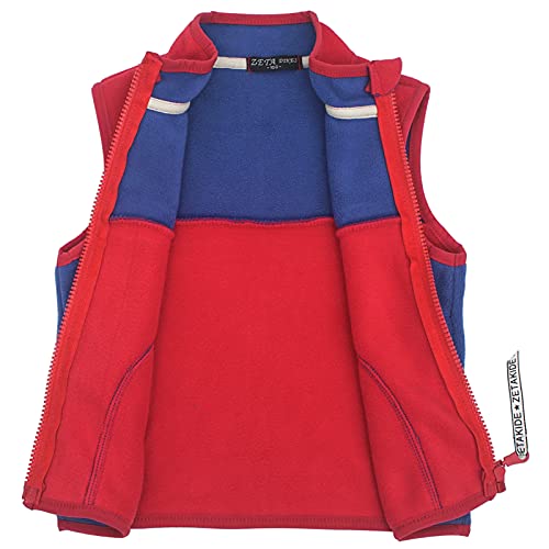 Aivtalk Girls Vest Boys Fleece Vest Zipper Sleeveless Jacket Pockets Fall Winter Waistcoat2
