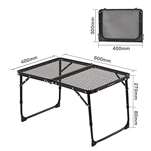 Table de camping fer pliable pour stabiliser repas extérieur - 3