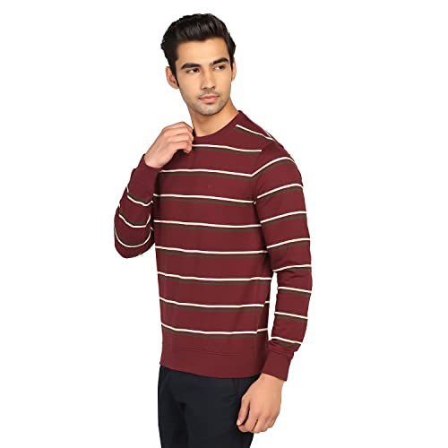 Image of blackberrys Men's Cotton Blend Crew Neck Sweatshirt