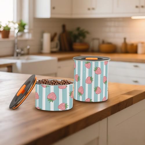 Contenedor hermético de acero para café DOMIKING 900ml miniatura 6