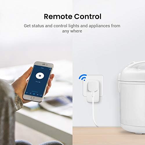 BroadLink Smart Plug (NoAPP Version), Wi-Fi Timer Smart Outlet Socket with Night Light, Compatible with Alexa/Google Home/IFTTT, No Hub Required, 13A, Remote Control Anywhere, SP4L-UK (2-Pack)