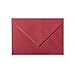 Produktbild Paper24 25 hochwertige Briefumschläge C6 / 114 x 162 mm für A6 Farbe: 11 Weinrot mit Spitzlasche 120g