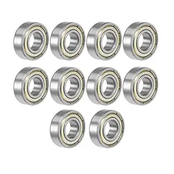 Donepart 6900ZZ Sealed Bearings - 10mm Bore ID, 22mm OD, 6mm Width Metal Shielded High Speed Bearings for Electric Motor, Wheel Hub, Bike, Tractor, Spinners, etc. (10 Pack)