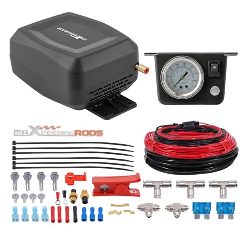 maXpeedingrods On Board Air Compressor System Universal Air Spring Compressor...