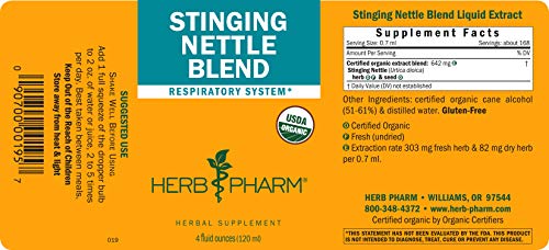 Herb Pharm Stinging Nettle Blend Liquid Extract - 4 Ounce #TOP5