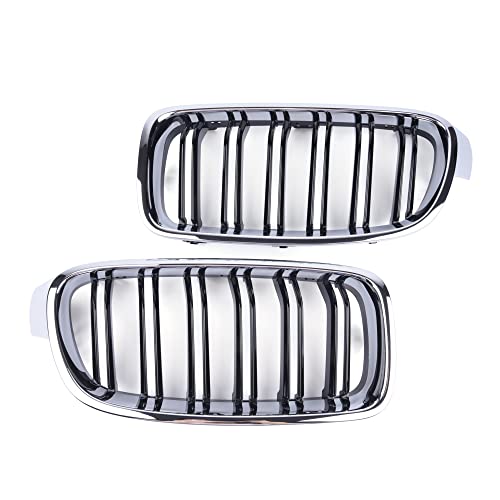 Parrilla frontal de riñón con ajuste preciso para parachoques de Serie 3 F30 4