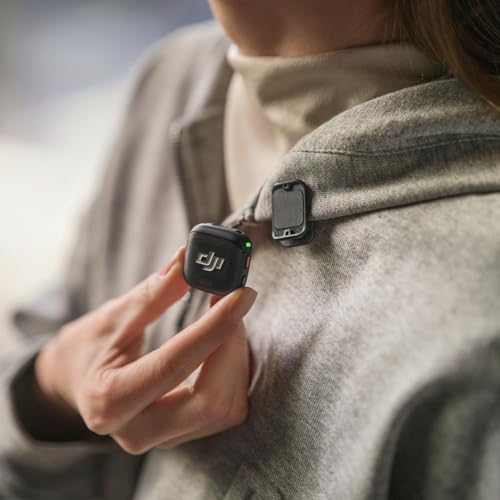 DJI Mic 3 Transmitter, Wireless Mini Microphone for iPhone/Camera/Android, Lightweight & Intuitive, Lavalier Microphone, 32-bit Float, Integrated Timecode, Vlog, Interview, Streaming by DJI - Image 9