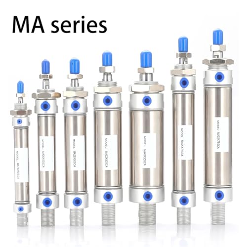Cylindre pneumatique en acier inoxydable à piston magnétique MA