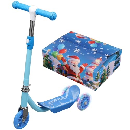 Kids 3-5 3-Wheel Light-Up Scooter with Adjustable Height
