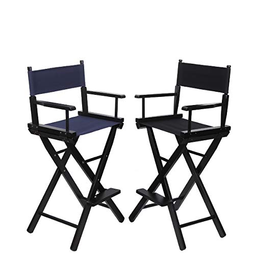 FreeLeben 1 Pair Seat Cover, Casual Directors Chairs Cover Kit