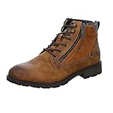 Flexible Laufsohle MUSTANG 4140-501-301 Herren Schnürstiefelette Kaltfutter, Größe 44