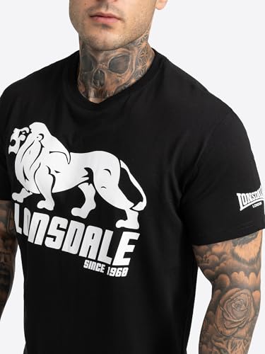 T-shirt homme Lonsdale Bylchau haut sport col rond en coton