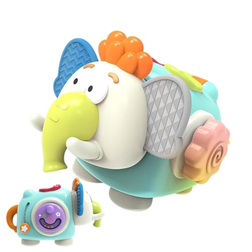 Brinquedo de corda de puxar de silicone, bola ocupada para crianças,Bola ocupada animal de brinquedo