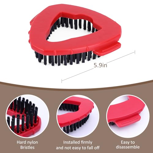 Pacote com 2 cabeças de escova de substituição para esfregão giratório O Cedar EasyWring Spin Mop 1