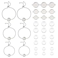 UNICRAFTALE 30 Stück Golden Barrel Endkappen Edelstahl Kabelenden 5 mm Innendurchmesser Glatte