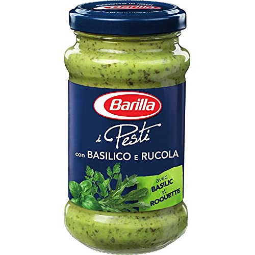 BARILLA - Pesto Basilico Et Roquette 190G - Lot De 4