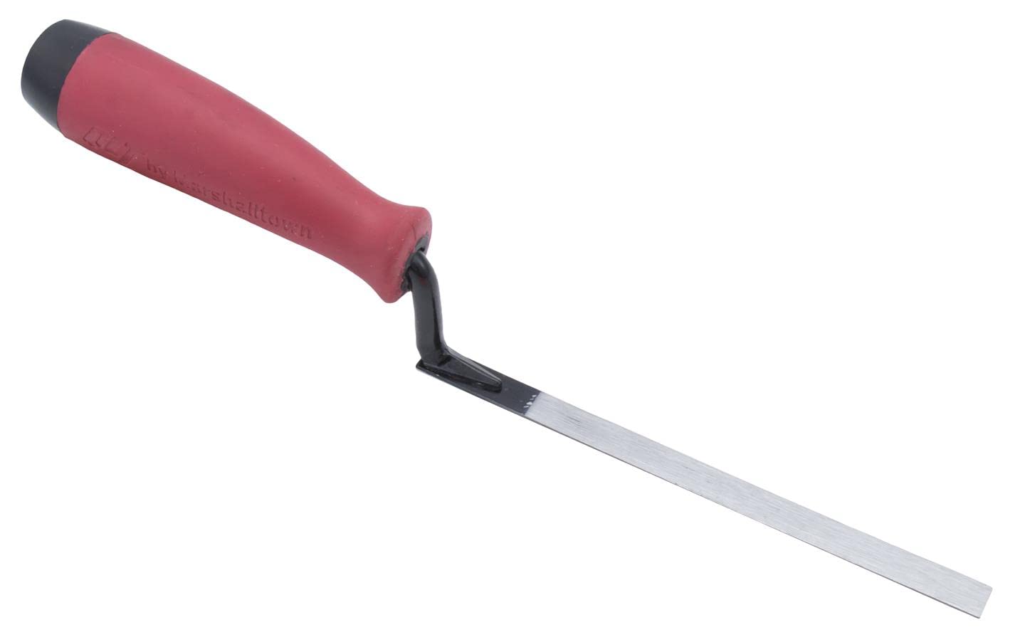 QLT By MARSHALLTOWN Tuck Pointers, Soft Grip Handle, 6 3/4 x 1/2 Inch, Mortar Repair, Masonry, TPSG655