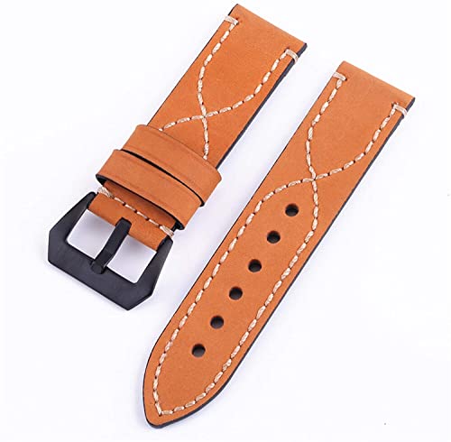 Bracelet de montre en cuir 20mm 22mm 24mm 26mm pour homme femme