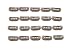 Clips metálicos en forma de U, 20 unidades para extensiones de pelo,...