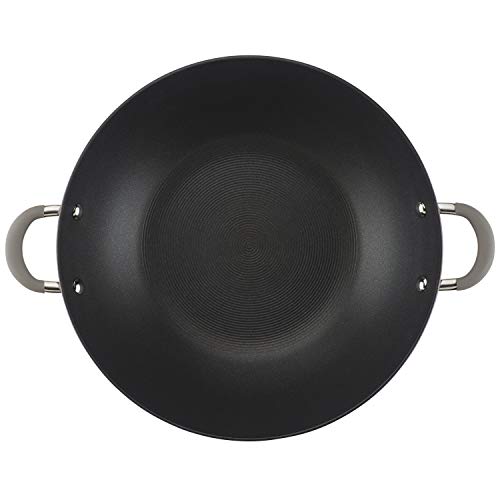 Circulon 81402 14-Inch Side Handles Hard Anodized Aluminum Wok thumb #3