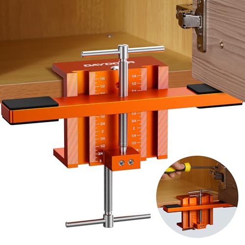 DAYDOOR Gabarito de montagem de porta de armário, ferramenta de gabarito de hardware de armário com