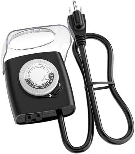 Woods 50015WD Outdoor 7-Day Heavy Duty Digital Plug-in Timer; 2 ...