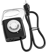 Amazon.com: G-ELEK Outdoor Timer Waterproof, 24 Hour Light Timer ...