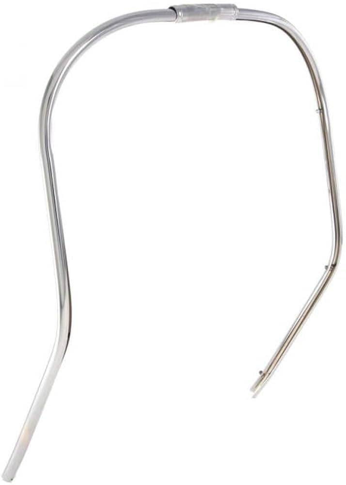Bord bord bouclier chromé avant côté gauche pour Piaggio Vespa GTS 125-200 - 250-300 - GTV 125 200 250 300 - GT 125 200 250 300 original Piaggio.