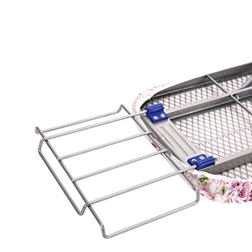Planche à repasser pliable avec cadre et manchons en fer
