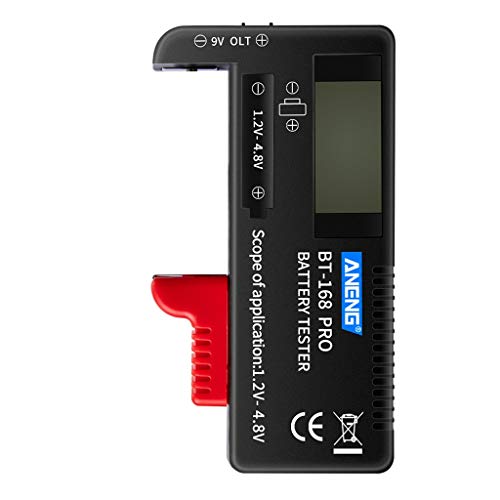 Mzkoichen バッテリーテスター 電池残量測定器 デジタル 電池 チェックー ボタン電池の残量チェック 乾電池テスター Lcd液晶画面 ブラック Bt 168 バッテリーチェッカー 電池残量計 電池チェッカー 1 5v 9v対応 Sokiwi Dfdsfd34が最安価格で買える最新のおすすめ店