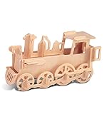 Puzzled Train 3D Jigsaw Puzzle (30-Piece), 9.5 x 3 x 5