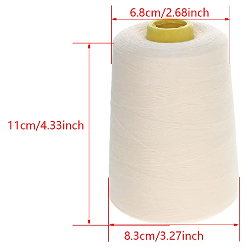 Hilo para máquina de coser poliéster 8000 yardas miniatura 2