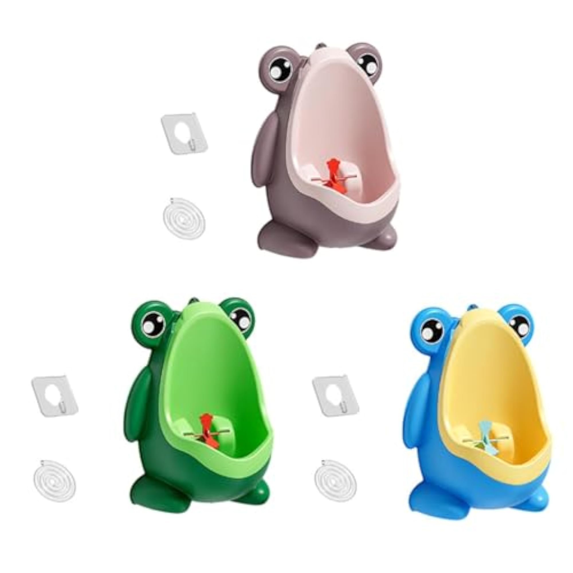 Cute Frog Pee Training Bathroom Toilet for Boys, Green