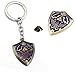 Zelda Pin and Keychain Set - Hylian Shield Pin - Hylian Shield Keychain - Zelda Gift Set