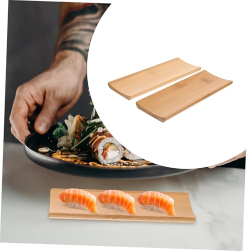Plato rectangular para sushi 2 piezas estilo japonés miniatura 7