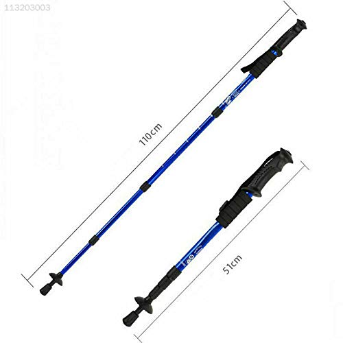 Bastoni Da Trekking Telescopici Underwood | 2 Pezzi | Regolabili 60-135 Cm | Leggeri E Con Anti-Shock - Foto 11
