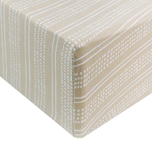 Image of Copper Pearl Premium Knit Baby Crib Sheets for Boys and Girls Breathable and Soft, Fitted Crib Sheets for Standard Baby Mattresses, Clay